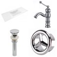 thumbnail image 1 of American Imaginations 35.5-in. W 3H8-in. Ceramic Top Set In White Color - Overflow Drain Incl. AI-24257, 1 of 9