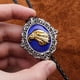 thumbnail image 3 of Moda Western Pattern PU Leather Weave Mens Rodeo Bolo Formal - Azul Fernando Lazo occidental del Bolo de los hombres, 3 of 8