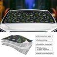 thumbnail image 5 of Disketp Windshield Sun Shade, Car Sun Shade For Front Window Space Rockets Sunshades Sun Visor Protector Blocks Uv Rays Foldable, 5 of 9