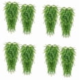 thumbnail image 1 of 8 Piezas Helechos Colgantes Artificiales, Plantas de Vid, Hiedra Falsa, Helecho de Boston, Planta Colgante, Plantas de Plástico Resistentes Una Los Rayos UV Al Aire Libre, 1 of 5
