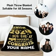 thumbnail image 2 of Graduation Blanket - Class of 2024 Graduation Gifts for Her or Him - 40"x50" Flannel Soft Throw Blanket Decorations - Senior 2024 Blankets for College, High School, Graduation Day, 2 of 5