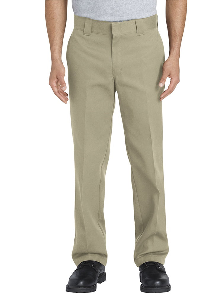 Men's Flex Slim Fit Straight Leg Work Pants Desert Sand 42 x - Walmart.com