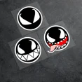 thumbnail image 2 of Pegatinas de dibujos animados de Venom para motocicletas, para el tanque de combustible, el guardabarros lateral de la carrocería, el casco de motocross, calcomanías para arañazos, decoración genial d, 2 of 5