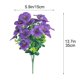 thumbnail image 3 of Flores de Pensamiento Artificiales con Tallos Realistas para Decoración del Hogar, Oficina, Bodas, 35x15 cm, Reutilizables, de Bajo Mantenimiento, 3 of 6