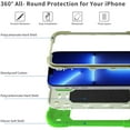 thumbnail image 2 of Compatible with iPhone 14 Case/iPhone 13 Case 6.1 Inch with Built-in 360°Rotating Ring Stand, Military Grade Drop Protection Full Body Rugged Heavy Duty Protective Durable Cover. (Guava), 2 of 5