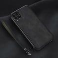 thumbnail image 1 of (Black)For Huawei nova 6 SE Lamba Skin Feel Leather Back Phone Case, 1 of 5