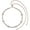 Rose Gold, variant on 14K Gold Over 925 Silver 4mm Floral Necklace, Women's Mossanite Collar Necklace, Blooming Brilliance, Perfect for the Flower Lover