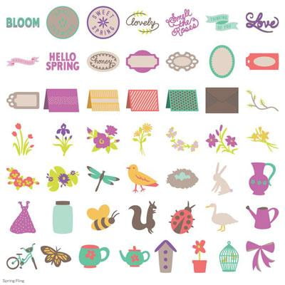 Cricut Cartridge Spring Fling