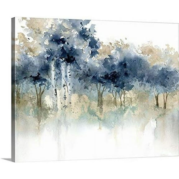 Waters Edge I Canvas Wall Art Print, Home Decor Artwork