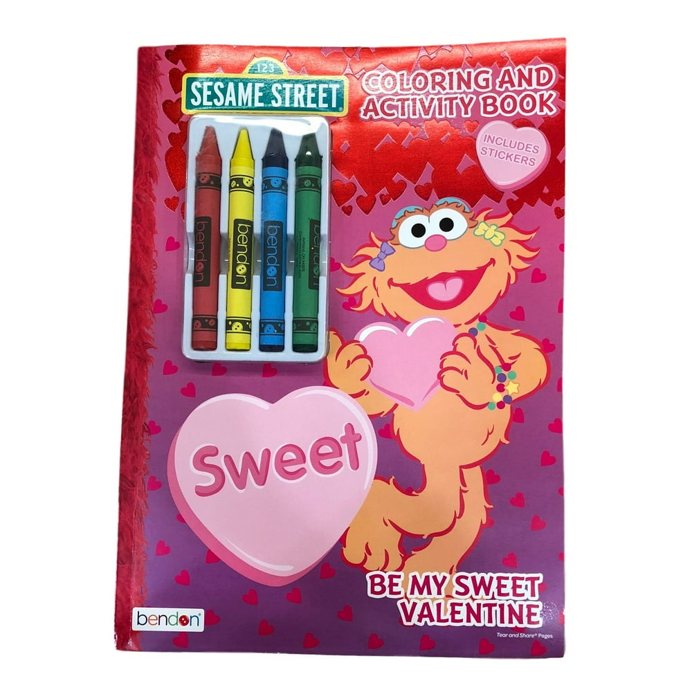 Download Coloring Book - Sesame Street - Color and Activity Book w ...