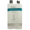 thumbnail image 2 of ($93 Value) Nioxin System 1 Cleanser Shampoo & Scalp Therapy Conditioner Duo, 33.8 oz each, 2 of 3