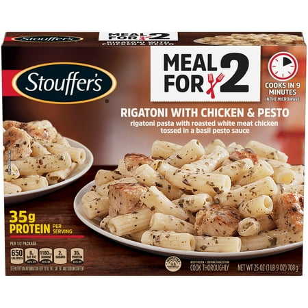 STOUFFER'S MEAL FOR 2 Rigatoni with Chicken & Pesto 25 oz. Box ...