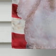 thumbnail image 4 of Carolines Treasures BB9717CHF White Standard Poodle Drapeau Patriotique en Toile Format Maison, 4 of 4