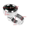 thumbnail image 4 of Reloj para manillar de motocicleta, esfera resistente al agua, 22-25 mm, reloj para manillar de motocicleta, reloj para montaje en manillar, estética elegante, 4 of 4
