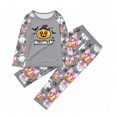 thumbnail image 7 of Halloween Family Pajamas Set Raglan Sleeve, Soft Matching Halloween Pajamas with Pumpkin Bow Ghost Print, Cute Family Halloween Pajama Set Sleepwear, 7 of 7