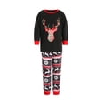 thumbnail image 3 of Kmbangi Parent-Children Christmas Pajamas, Tops with Splicing Pants/Jumpsuit, 3 of 10