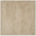 thumbnail image 2 of SAFAVIEH Venice Solid Shag Area Rug, Champagne, 6' x 6' Square, 2 of 6