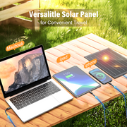 JINLICTE 10400mAh Solar fan with LED Lantern, Camping Fan with Solar Panel, 7W Rechargeable Solar Powered Fan for Outside, Quiet Battery Operated Tent Fan for Picnic, Barbecue, Fishing,Yellow
