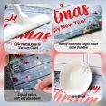 thumbnail image 6 of Christmas Kitchen Mats Set of 2, 17x30 + 17x47 Inch Xmas Kitchen Rugs, "Merry Christmas And Happy New Year" Pinecone & Star Decor, Non - Slip Floor Mats for Kitchen, Dining Area Christmas Decoration, 6 of 6