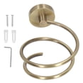 thumbnail image 3 of Porte-sèche-cheveux Soufflé, Sèche-Cheveux Rack Garder Bien Rangé Grande Capacité Portante Haute Résistance à la Rouille 304 Acier Inoxydable pour Salle de Bain Plaqué, Antique, Orbe, 3 of 8