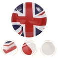 thumbnail image 3 of FRCOLOR Durable UK Flag Pattern Paper Plates for Parties 16pcs Multi Colored Lightweight Disposable Tableware, 3 of 7