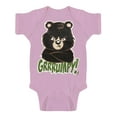 thumbnail image 1 of Body Ours Grrrumpy pour Tout-Petits - Rose - 6 Mois, 1 of 1