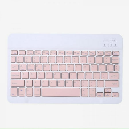 Ultra-Slim Bluetooth Keyboard Portable Mini Wireless Keyboard Rechargeable for Apple iPad iPhone Samsung Tablet Phone Smartphone iOS Android Windows
