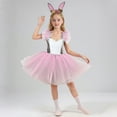thumbnail image 2 of MEZZALL Girls Dresses O-Neck Bunny Halloween Party Outfits Stage Performance Dress For Toddler Kids Infants Festival Clothes Breathable / 11-12 Years, 2 of 7