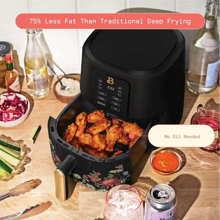 Beautiful 3 Qt Air Fryer with TurboCrisp Technology, Wildflower by