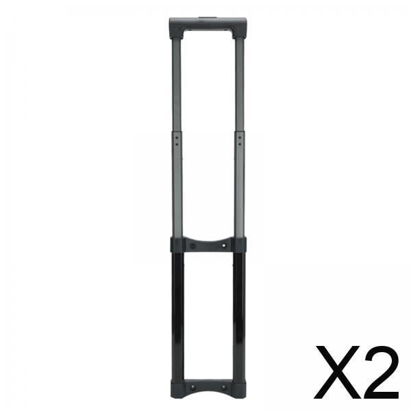 BELOVING 2xReplacement Travel Suitcase Telescopic Handle Fine Craftsmanship 32inch Long