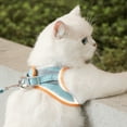 thumbnail image 2 of Pet Leash Vest Harness Hand Leash Cat Breathable Chest Strap Pet Traction Dog Kitten Halter Collar Cat Dog Accessories Halter (E,S), 2 of 6