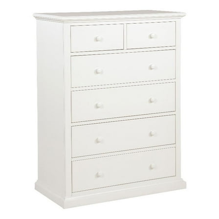 Sumerlin 6-drawer Bedroom Chest of Drawers White