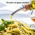 thumbnail image 5 of 10Pcs Olive Oil Spout with Rubber Dust Caps, Cork Design Wine Bottle Stoppers for Pours Liquid, Olive Oil, Wine, Vinegar, 5 of 6