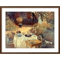 thumbnail image 2 of Art.com Monet: Luncheon, C1873 Giclee Print by Claude Monet, Brown Frame Wall Art, 29" x 23", 2 of 5