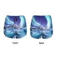 thumbnail image 5 of Lsque Night At Lake Aurora 1 Printed Women's Running Shorts with Liner Pockets,Elastic Quick Dry Workout Athletic Gym Yoga Shorts,Womens High Waist Shorts-Medium, 5 of 9