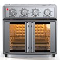 thumbnail image 4 of YINGYUE 29QT Stainless Steel Double Door Air Fryer Toaster Oven 1700W 7-in-1 Multi Cooker, 4 of 10