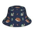 thumbnail image 1 of Balery Hedgehog And Snail Sombreros para el sol para hombre y mujer, sombrero de pescador con UPF 50+, 1 of 6