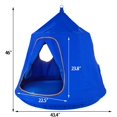 thumbnail image 2 of VEVOR Hanging Tree Tent 46 H x 43.4 Diam Hanging Tree House Tent with Led Lights, 2 of 8