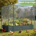 thumbnail image 6 of SLSY Galvanized Raised Garden Bed,Crop Cage,Plant Protection Net Tent Kit,Metal Planter Box Bottomless Planting Vegetables for Garden, 6 of 8