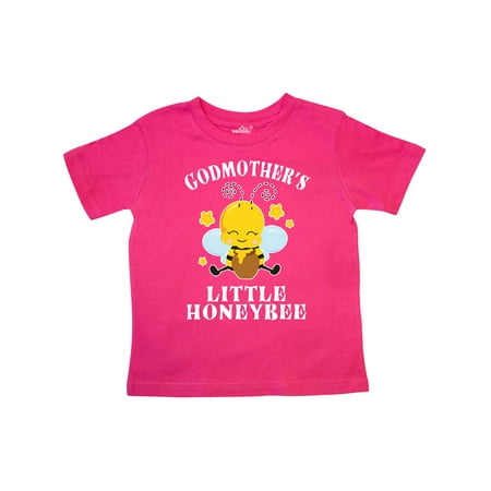 

Inktastic Cute Bee Godmother s Little Honeybee with Stars Gift Toddler Boy or Toddler Girl T-Shirt