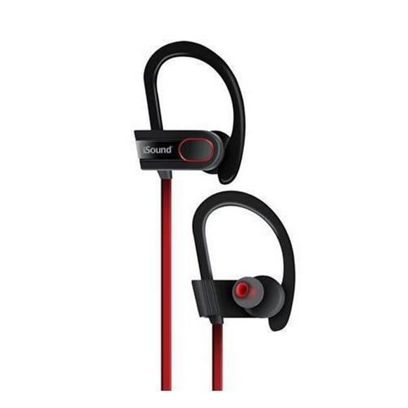 iSound DG-DGHP-5622 Sport Tone Dynamic BT Earbuds&#44; Red & Black