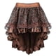thumbnail image 4 of Vestido con corsé Steampunk para mujer, corsé gótico de piel sintética con falda de encaje asimétrica, conjunto S-6xl, 4 of 5