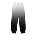 thumbnail image 4 of Jamsmile Women Pants Casual Gradient Print Bottoms Sweatpants Pockets High Waist Sporty Gym Athletic Fit Jogger Pants Trousers, 4 of 4