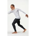 thumbnail image 5 of DEVOPS 3 Pack Men's Athletic Long Sleeve Compression Shirts (2X-Large, Black/Blue/White), 5 of 7