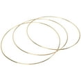 thumbnail image 2 of Shisuyan Anneaux de Couronne en Métal Ronds Cerceaux de Couronne Dorés 3Ensemble 11.8 Po, 2 of 9
