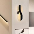 thumbnail image 5 of LED Wall Light, 12W LED Wall Lamp, Modern Decoration Lighting LED Wall Light Fixture for Living Room, Bedroom, Corridor Warm WhiteBlack 3000k, 5 of 5