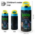 thumbnail image 2 of Goosebumps Kids Water Bottle with Silicone Straw And Spill-Proof Lid, 16.9oz Stainless Steel Double-Wall Vacuum Insulated Water Bottles for Boys Girls, 2 of 8