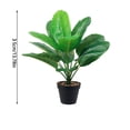 thumbnail image 3 of Gumesh Nearly Natural Artificial Dieffenbachia Plant Faux Greenery in Planter for Indoor Home Decor, 3 of 6