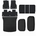 thumbnail image 1 of 3D All-Weather LHD RHD Striped Floor Mats for Tesla Model Y 5 Seat 2024 2021 2022 2023 Custom Fit XPE Car Trunk Mat Floor Liners, 1 of 7