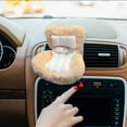 thumbnail image 4 of SNGMN Doll Car Seat with Air Vent Clip & Stand, Mini Plush Accessories Chair for Dolls with Soft Furry Cushion, Cute and Functional Car Ornament for Blind Box Fans, Doll Collectors,Desk and Car Decor, 4 of 6